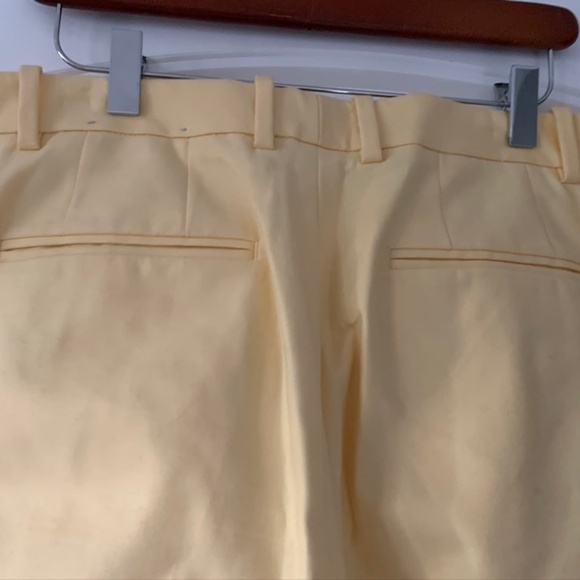 GAP Tailored Crop Trousers Butter Yellow - Picture 3 of 5